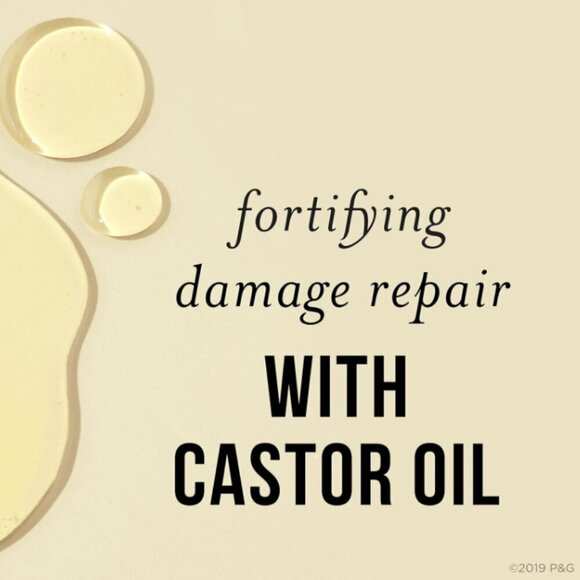 Pantene Nutrient Blends Sulfate Free Castor Oil Shampoo for Damage Repair - 9.6 - Picture 4 of 8